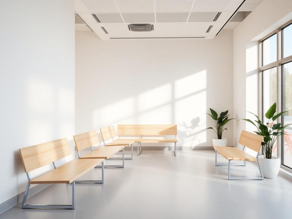 Ruang tunggu yang bersih dan nyaman
